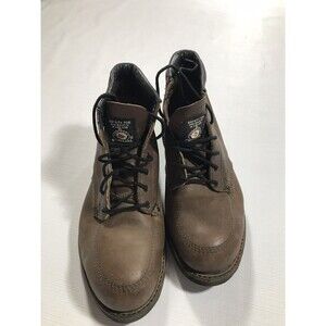 Carolina Mens 9 Safety Toe Work Boots EH Waterproof Brown Leather